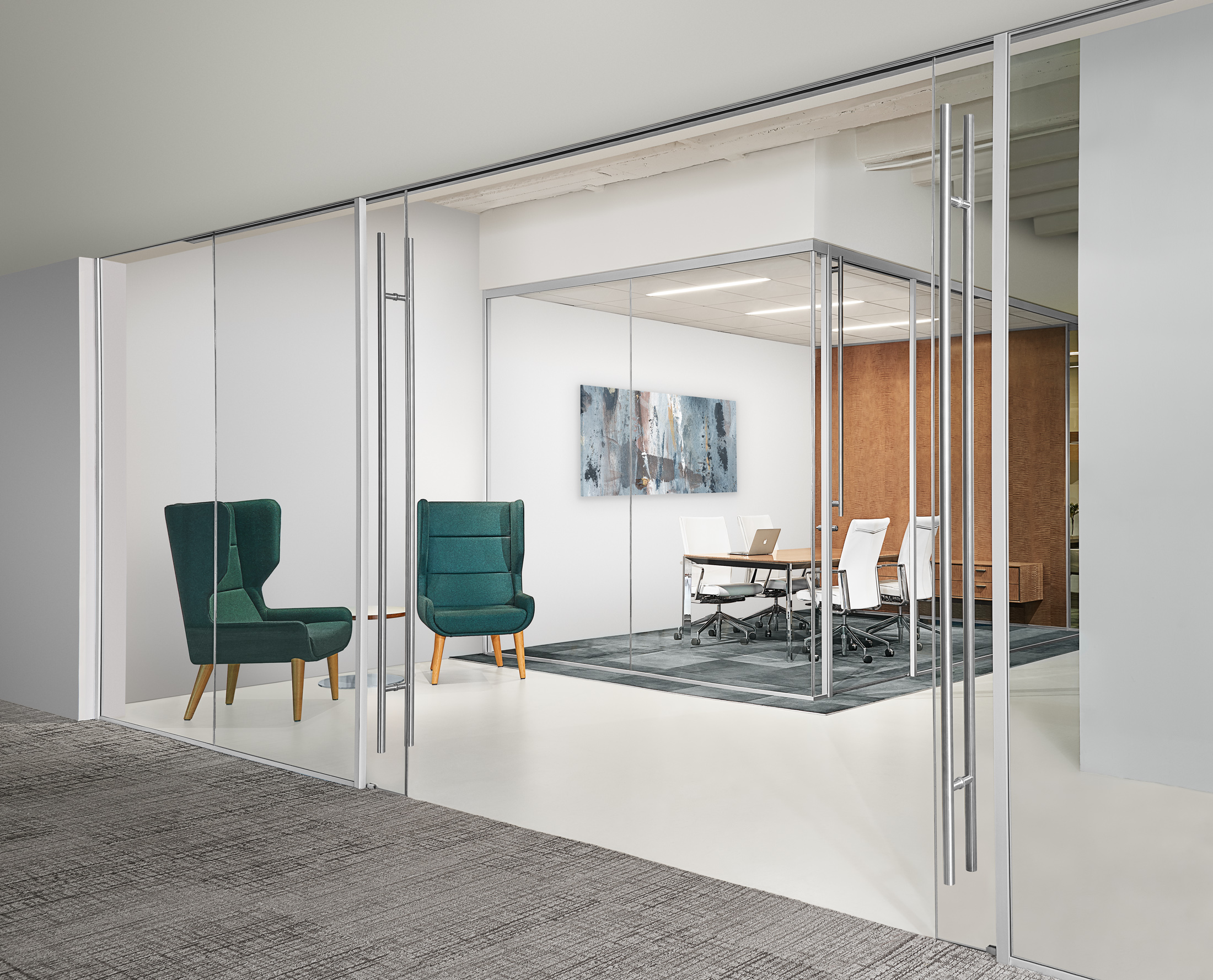 ALUR Glass and Modular Dividing Wall
