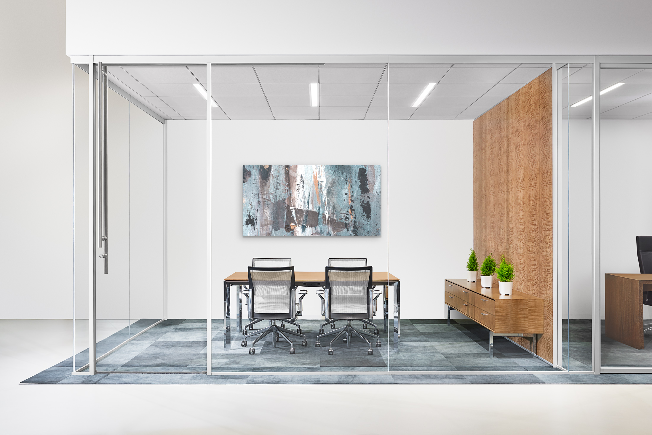 ALUR Glass and Modular Dividing Wall